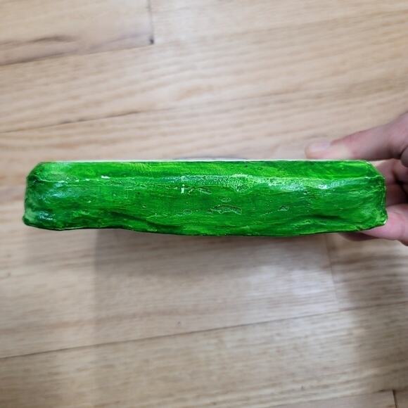 Vintage Signed Jumping Smiling Black Cat Wall Art Leaping Cat Kitten 1999 - Picture 15 of 16